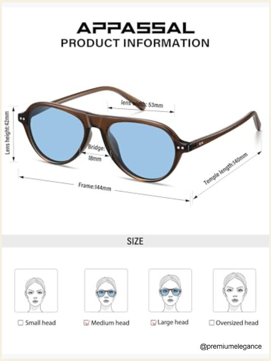 Retro Slim Polarized Aviator Sunglasses UV400 Vintage Pilot Shades